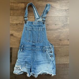 Abercrombie and fitch Denim Overalls - distressed size S